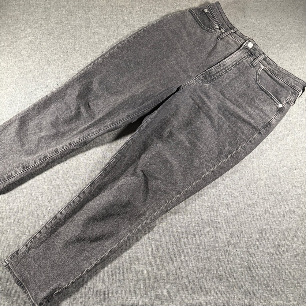 Madewell Straight Leg Jeans — Charcoal Gray